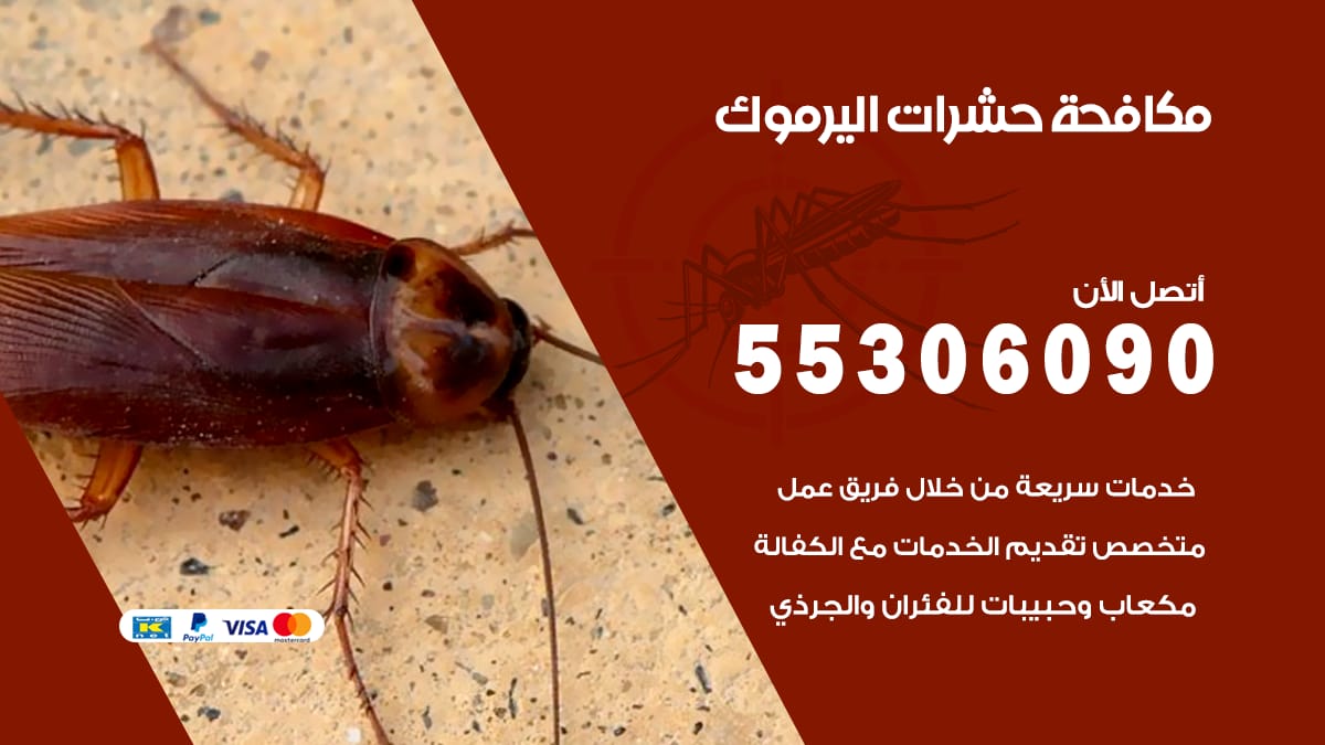 مكافحة حشرات اليرموك 55306090 شركة مكافحة حشرات اليرموك